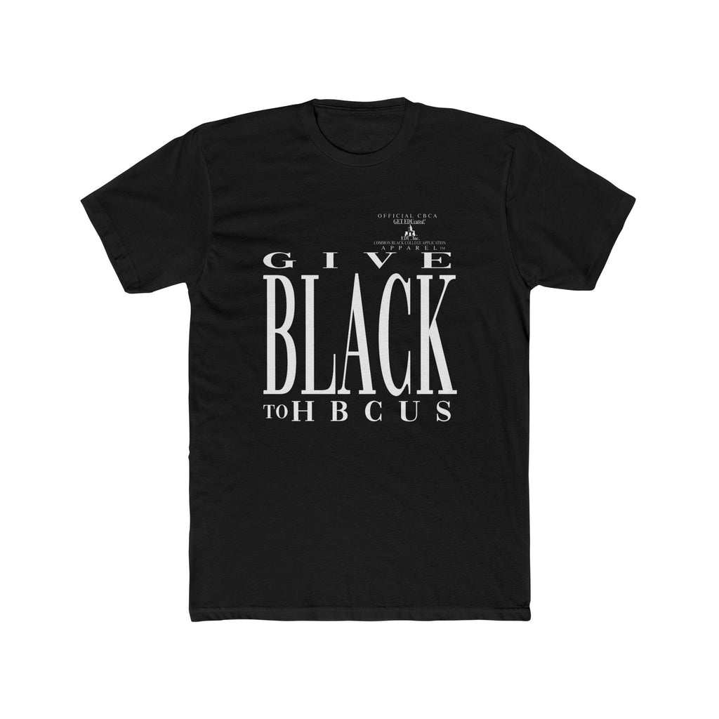 White Cotton Crew Tee — Minimal Blank Template Shirt