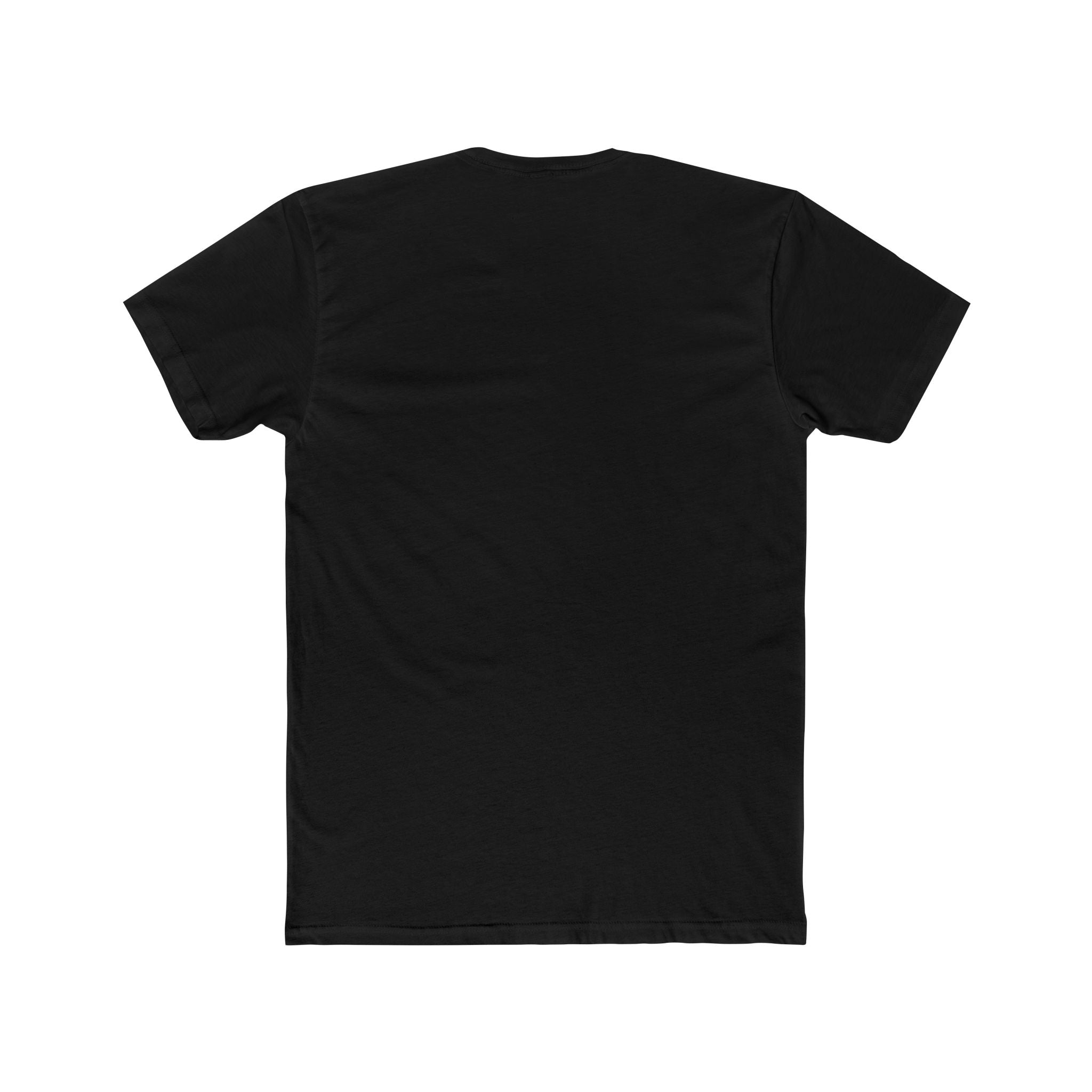 White Cotton Crew Tee — Minimal Blank Template Shirt
